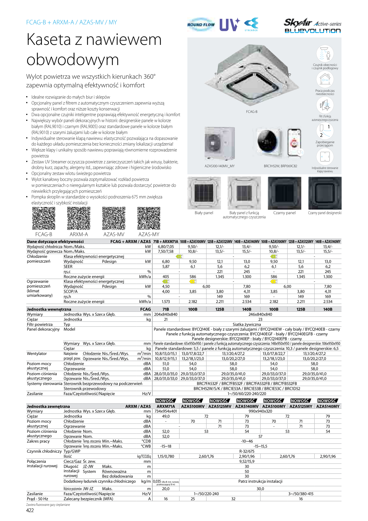 Katalog Daikin Sky Air 2025 – Page 422