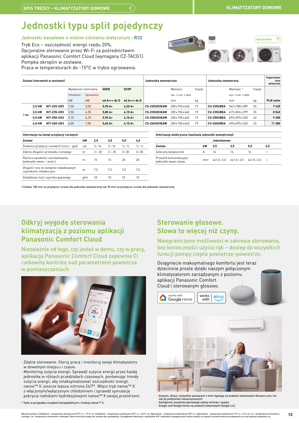 Cennik Panasonic A2A-RAC-MULTI-PACi-ERV 2025/2026 – Page 13