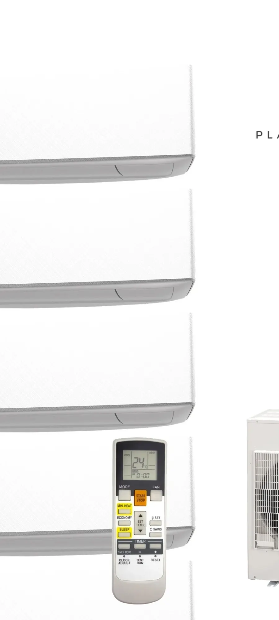 Klimatyzator multi-split Fujitsu KETF AOEG36KBTA5 — 5 jedn. 9,5 kW (2+2,5+2,5+3,4+4,2 kW, biały)