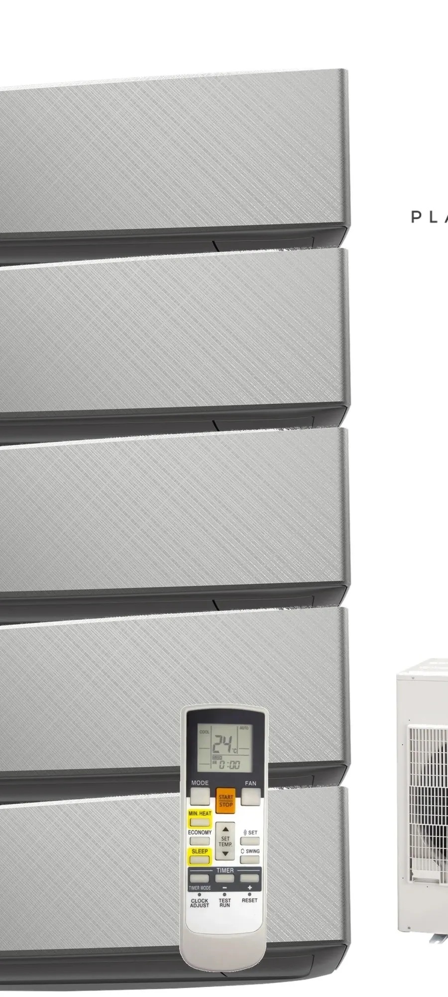 Klimatyzator multi-split Fujitsu KETF AOEG36KBTA5 — 5 jedn. 9,5 kW (2+2+2,5+2,5+3,4 kW, czarny)