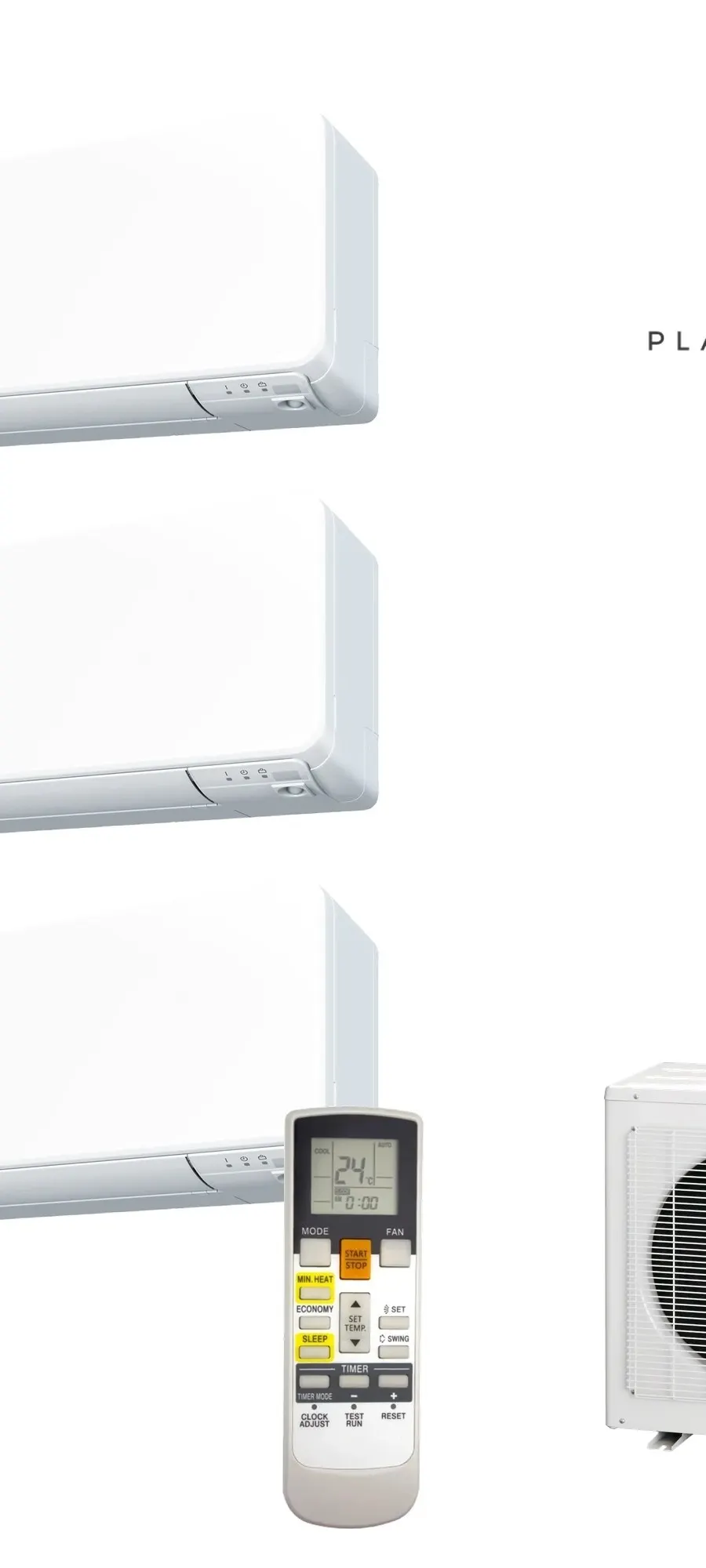 Klimatyzator multi-split Fujitsu KJCAL AOEG18KBCA3 — 3 jedn. 5,4 kW (2+2+3,4 kW, biały)