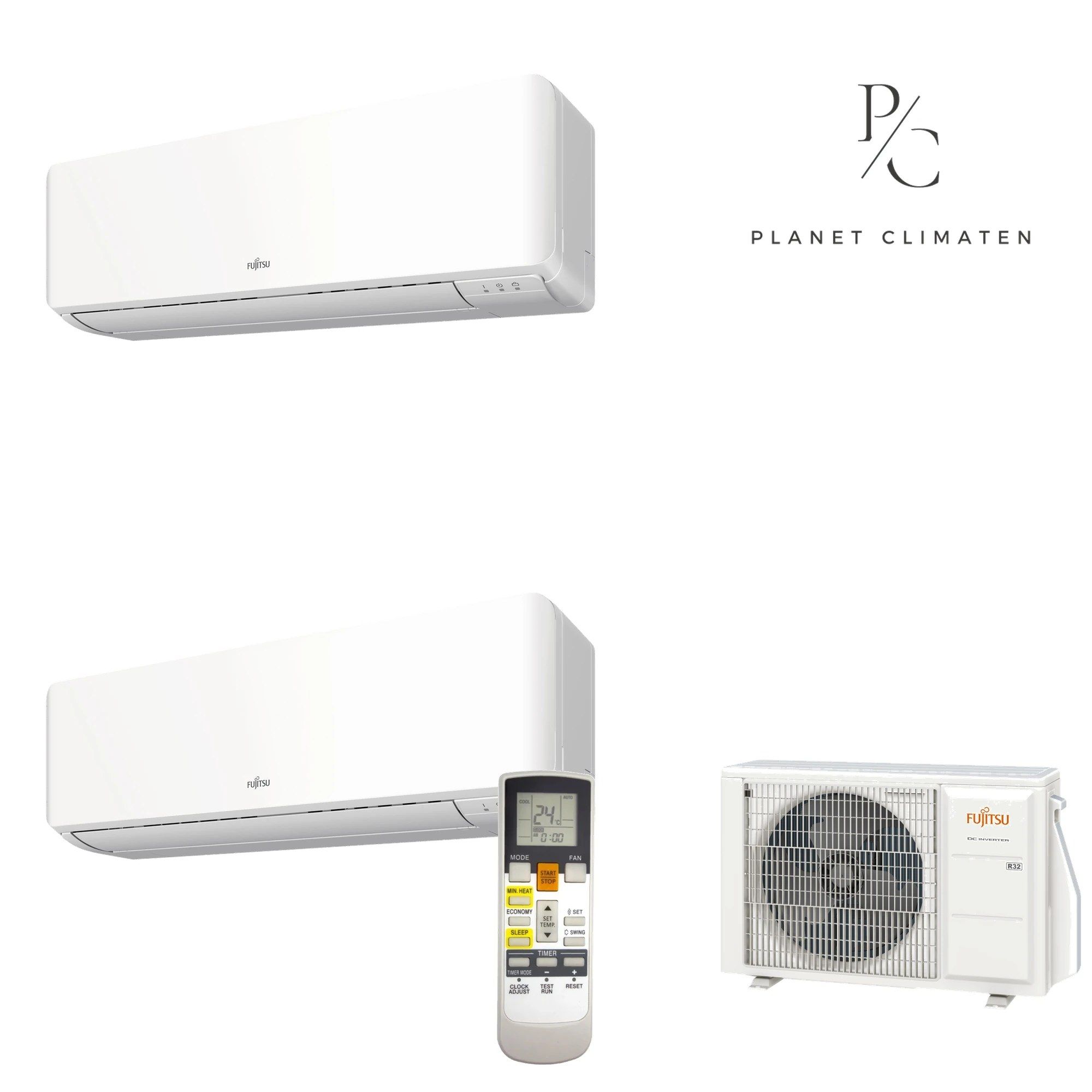 Fujitsu — Klimatyzator multi-split Fujitsu KMCG AOEG14KBCA2 — 2 jedn. 4,0 kW (2+2 kW, biały)