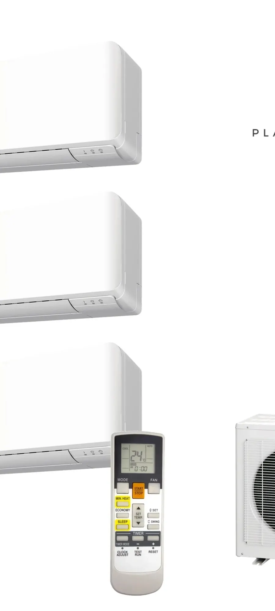 Klimatyzator multi-split Fujitsu KMCG AOEG18KBCA3 — 3 jedn. 5,4 kW (2+2+2,5 kW, biały)
