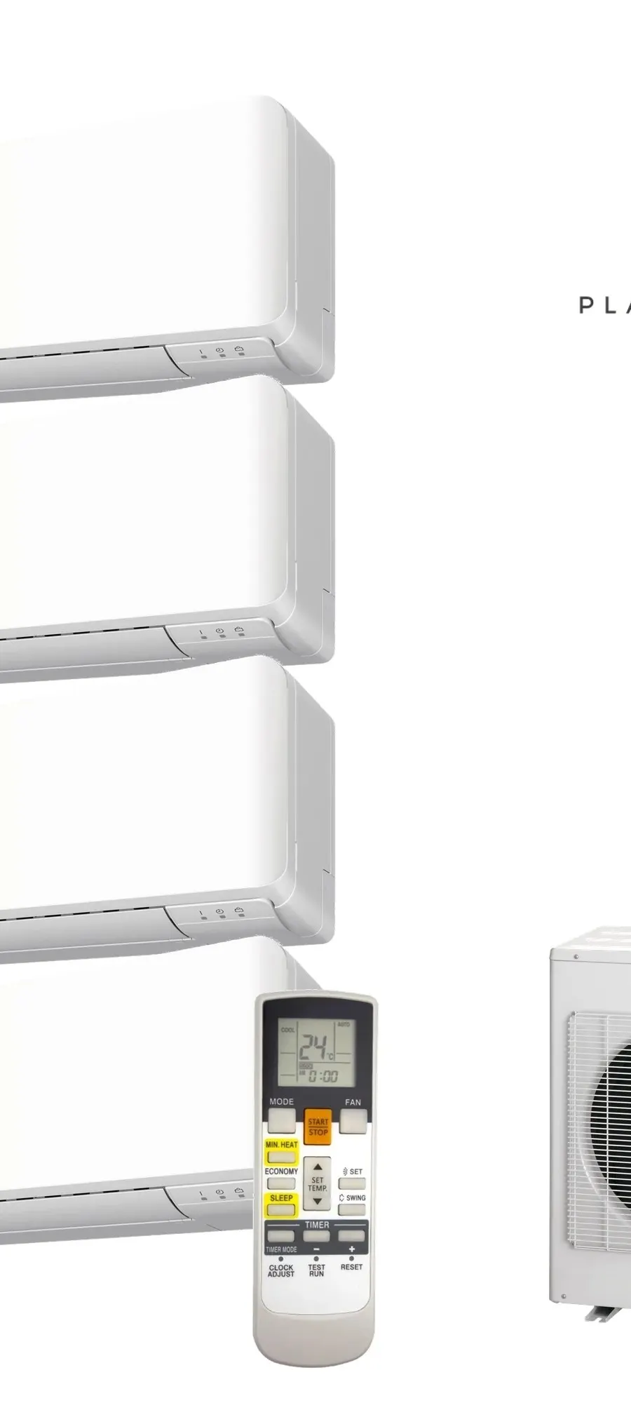 Klimatyzator multi-split Fujitsu KMCG AOEG36KBTA5 — 4 jedn. 9,5 kW (2+2+2+3,4 kW, biały)