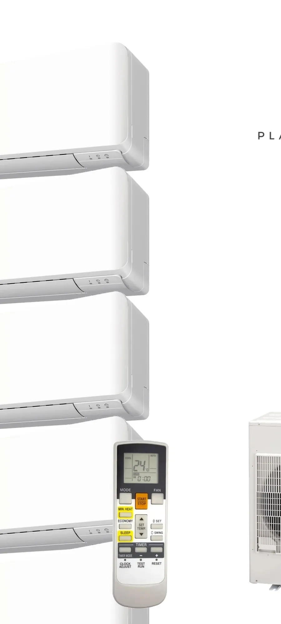 Klimatyzator multi-split Fujitsu KMCG AOEG36KBTA5 — 5 jedn. 9,5 kW (2+2+2+2+2 kW, biały)
