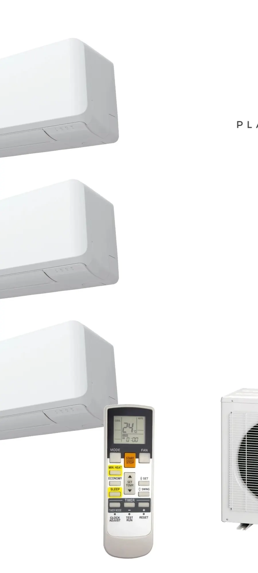Klimatyzator multi-split Fujitsu KMTGL AOEG36KBTA5 — 3 jedn. 9,5 kW (5,2+5,2+5,2 kW, biały)