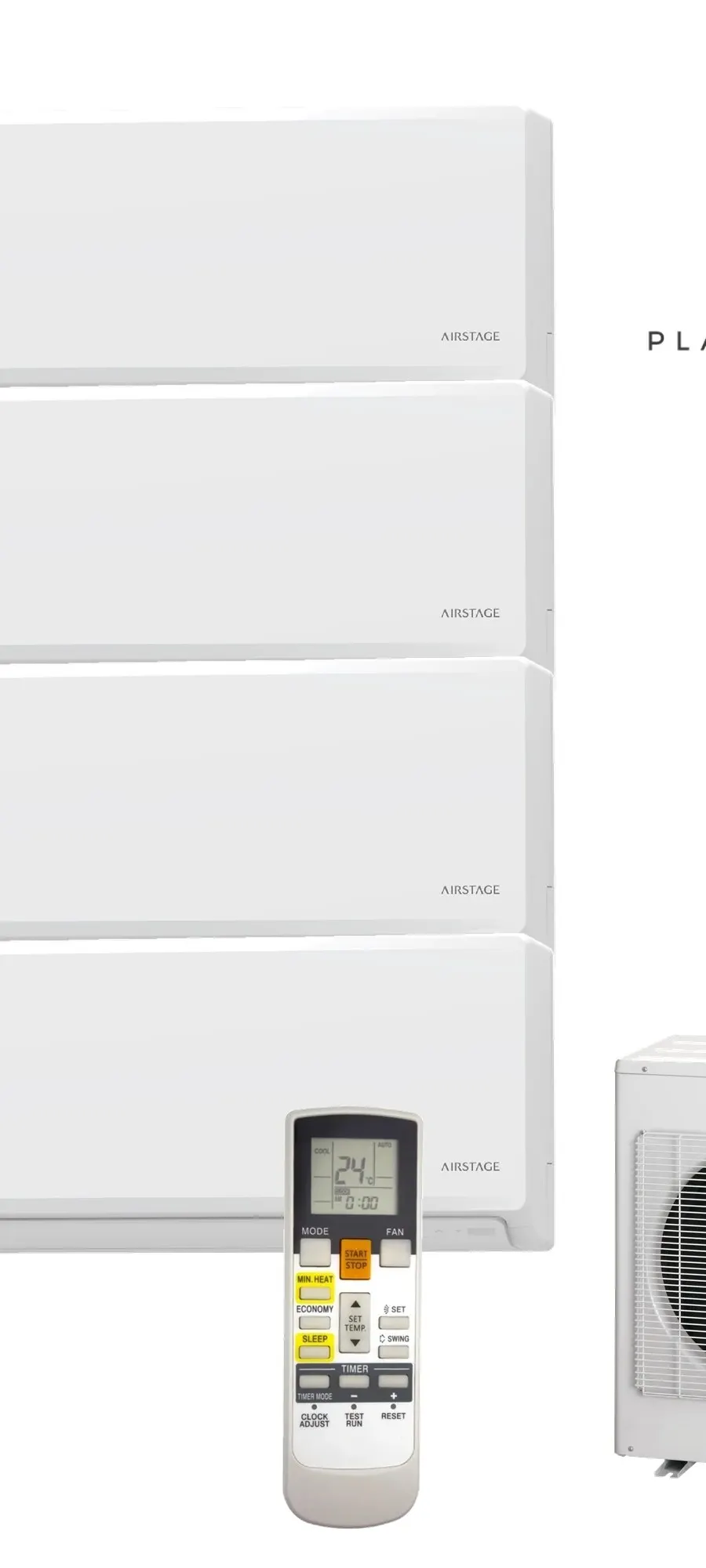 Klimatyzator multi-split Fujitsu KNCA AOEG36KBTA5 — 4 jedn. 9,0 kW (2+2+2,5+2,5 kW, biały)