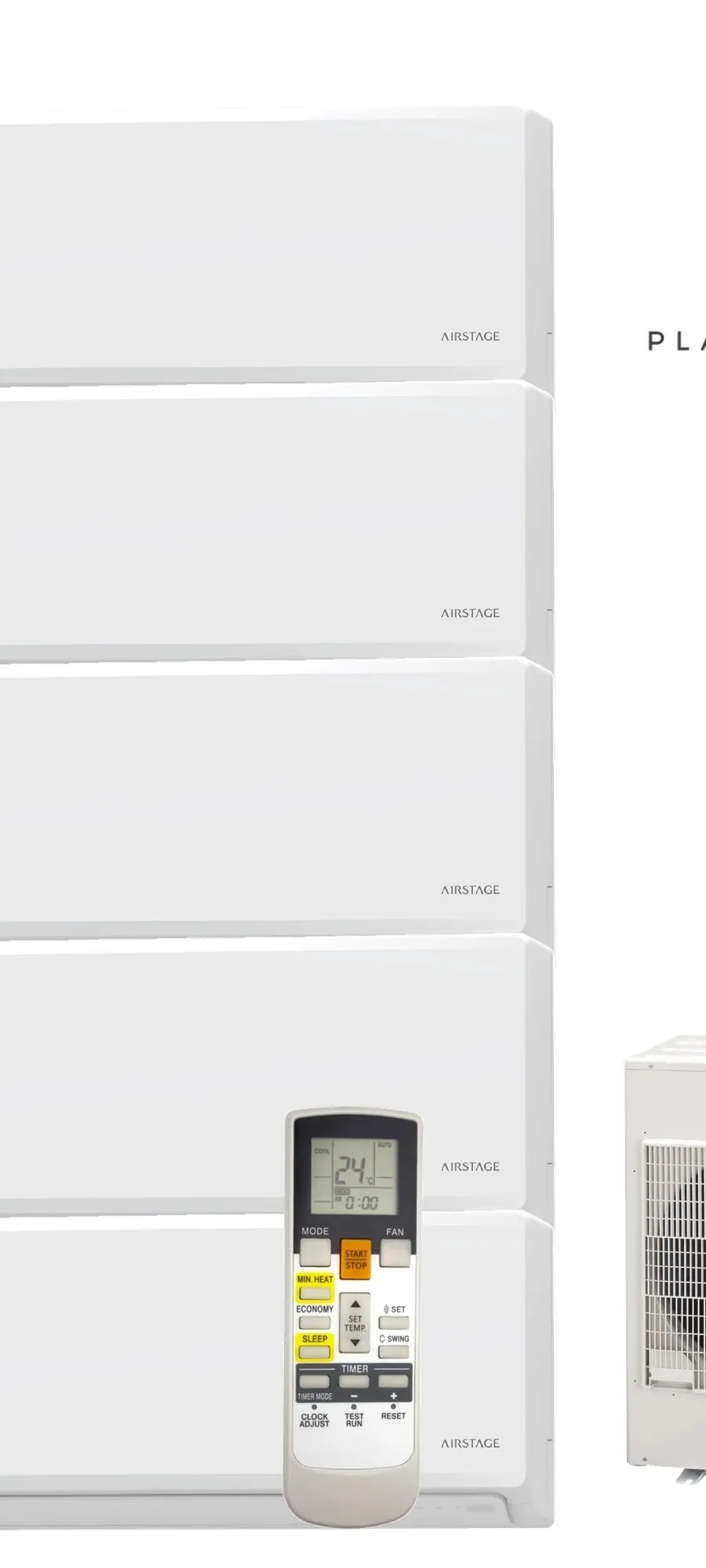 Klimatyzator multi-split Fujitsu KNCA AOEG36KBTA5 — 5 jedn. 9,5 kW (2+2+2+2+2 kW, biały)