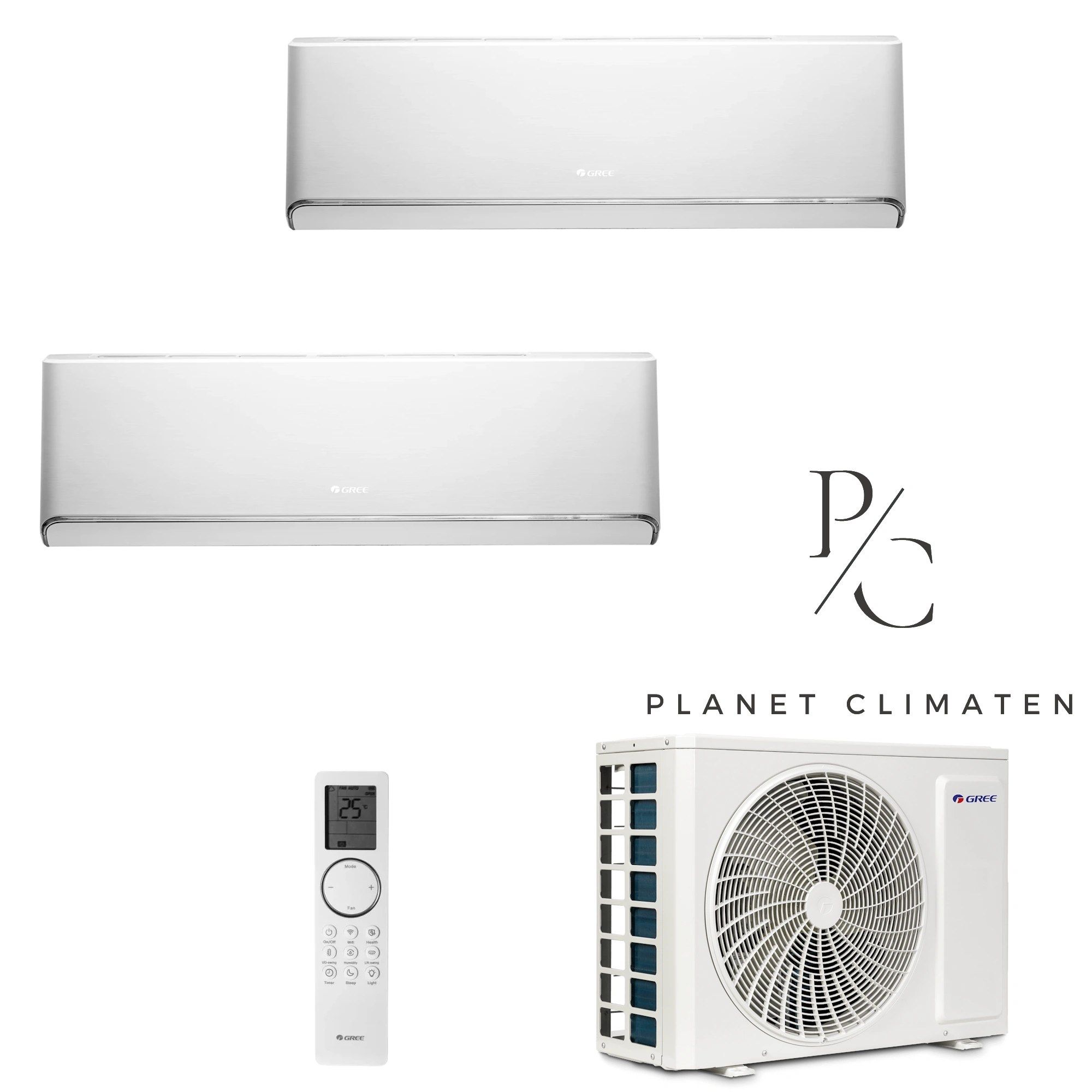 Gree — Klimatyzator multi-split Gree Airy biały GWHD(18) 5.3kW 2 jedn.