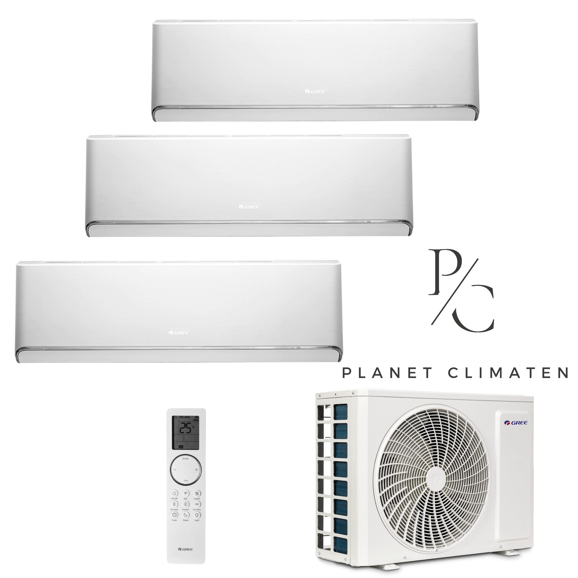 Gree — Klimatyzator multi-split Gree Airy biały GWHD(21) 6.1kW 3 jedn.