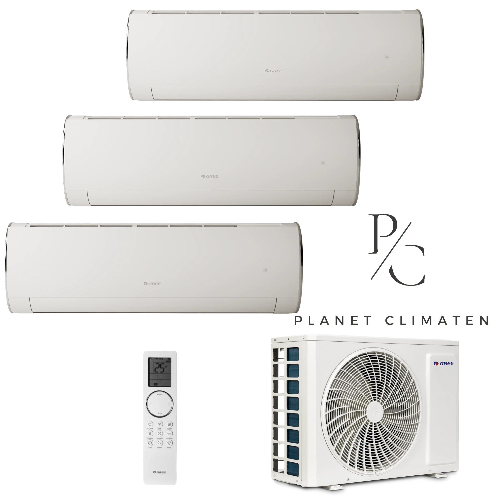 Gree — Klimatyzator multi-split Gree Fairy biały GWHD(21) 6.1kW 3 jedn.