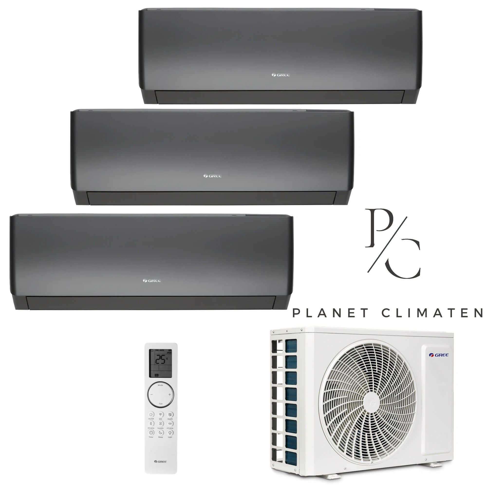 Gree — Klimatyzator multi-split Gree Pular PRO grafitowy GWHD(21) 6.1kW 3 jedn.