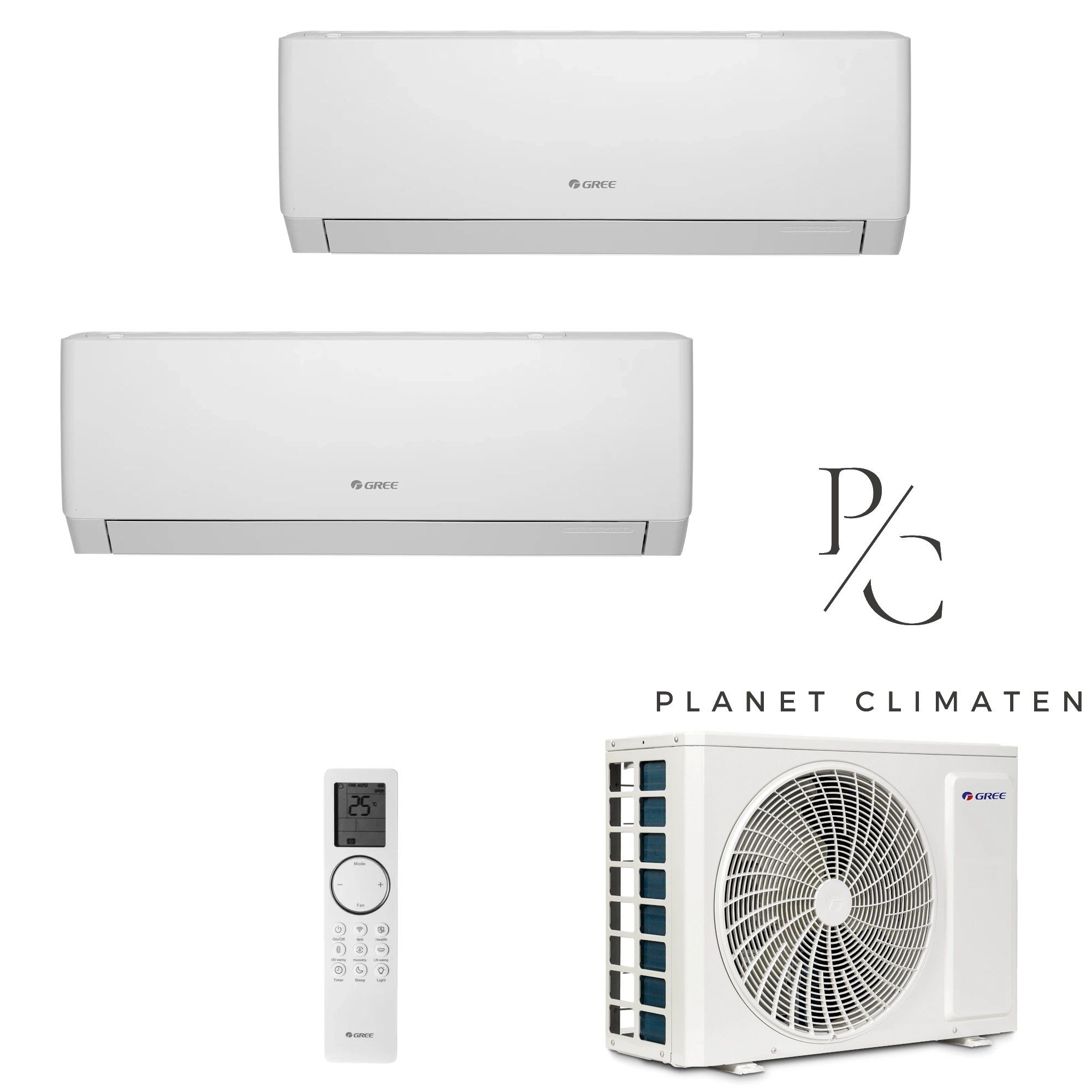 Gree — Klimatyzator multi-split Gree Pular PRO biały GWHD(18) 5.3kW 2 jedn.