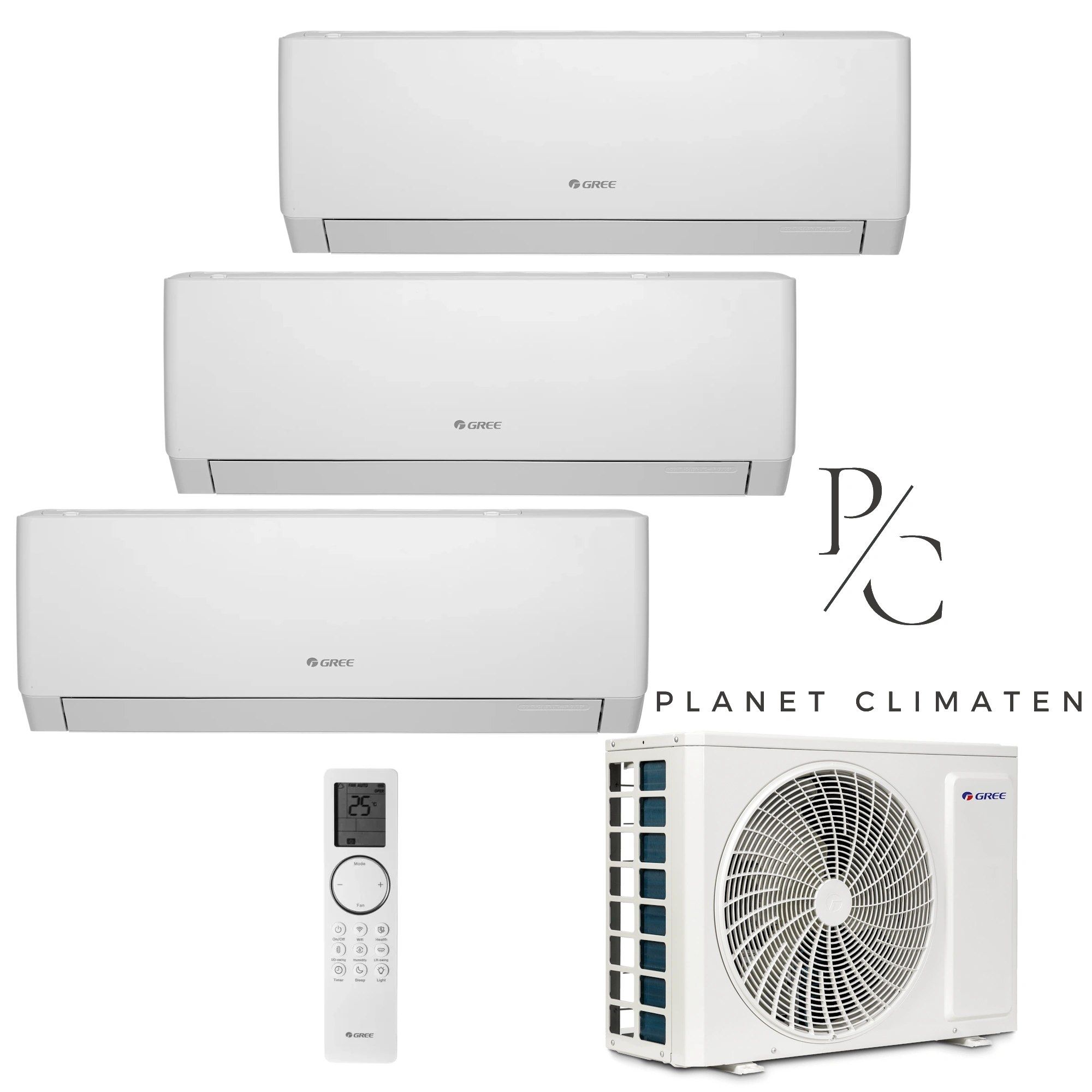 Gree — Klimatyzator multi-split Gree Pular PRO biały GWHD(21) 6.1kW 3 jedn.
