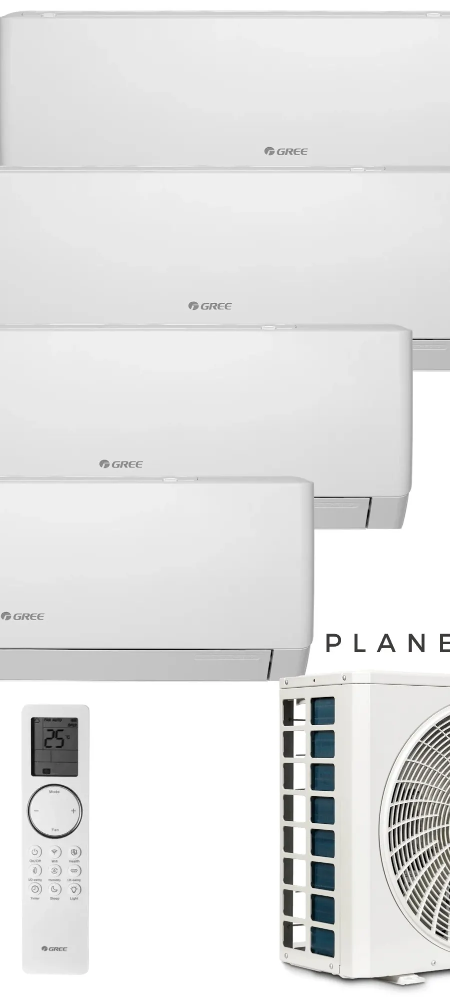 Klimatyzator multi-split Gree Pular PRO biały GWHD(42) 12.1kW 4 jedn.