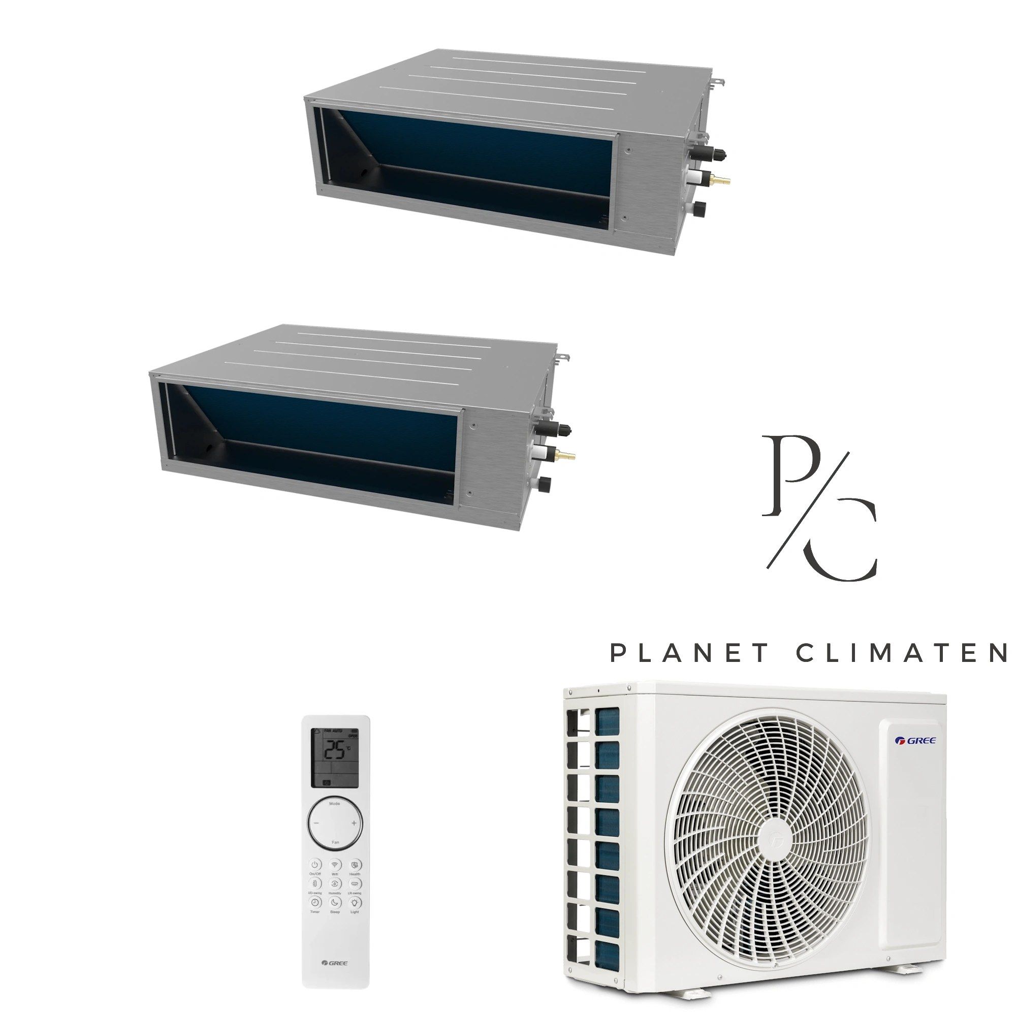 Gree — Klimatyzator multi-split Gree Free Match Kanałowa kanałowa GWHD(18) 5.3kW 2