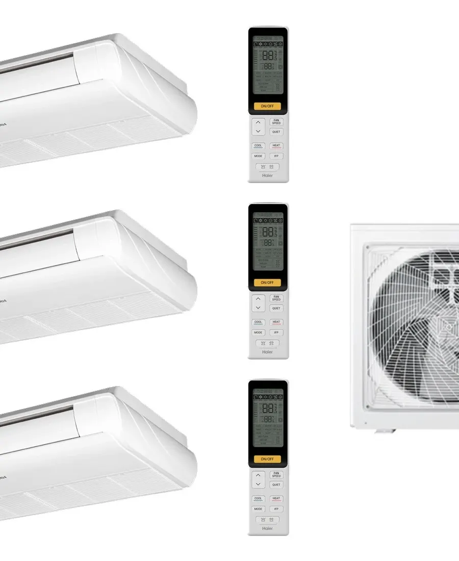 Klimatyzator multi-split Haier CONVERTIBLE AC 4U85S2SR5FA — 3 jedn. 8,5 kW (3,5+3,5+7,1 kW)