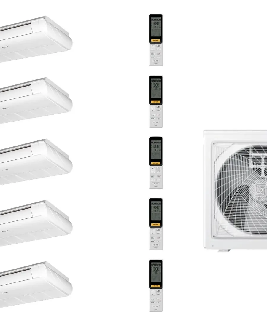 Klimatyzator multi-split Haier CONVERTIBLE AC 5U125S2SN1FA — 5 jedn. 12,5 kW (2,5+2,5+2,5+5+5 kW)