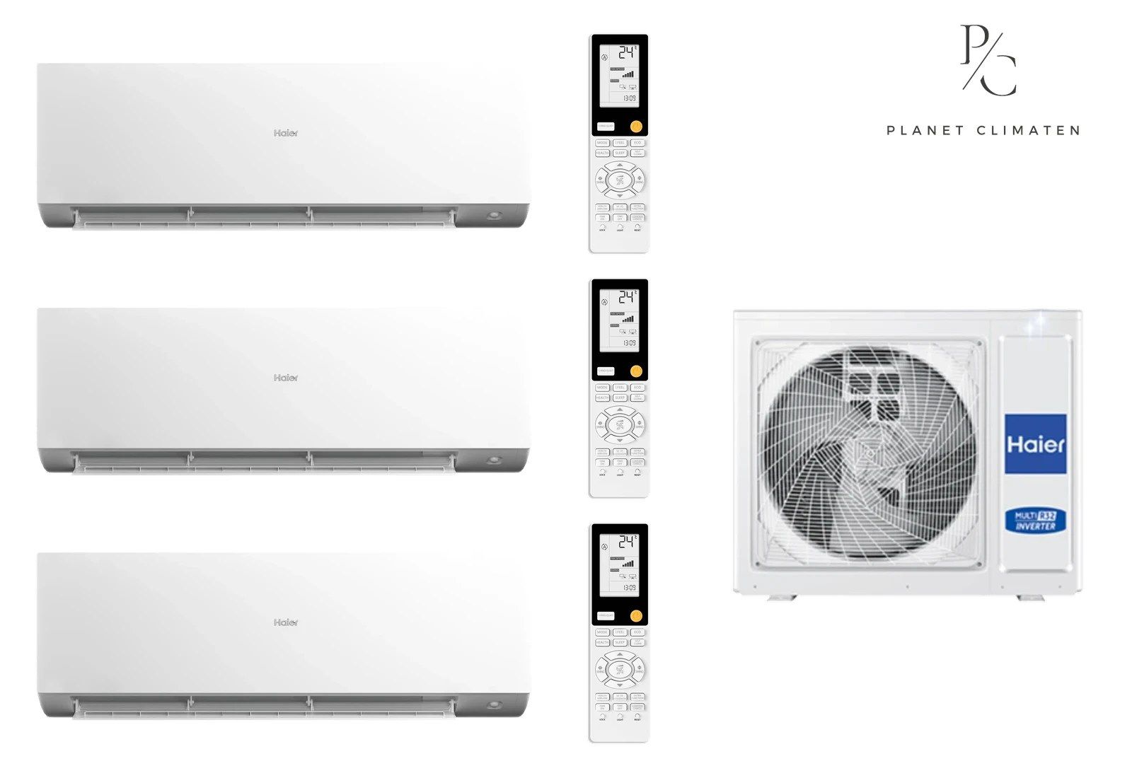 Haier — Klimatyzator multi-split Haier EXPERT Plus 3U55S2SR5FA — 3 jedn. 5,0 kW (2,8+2,8+2,8 kW)