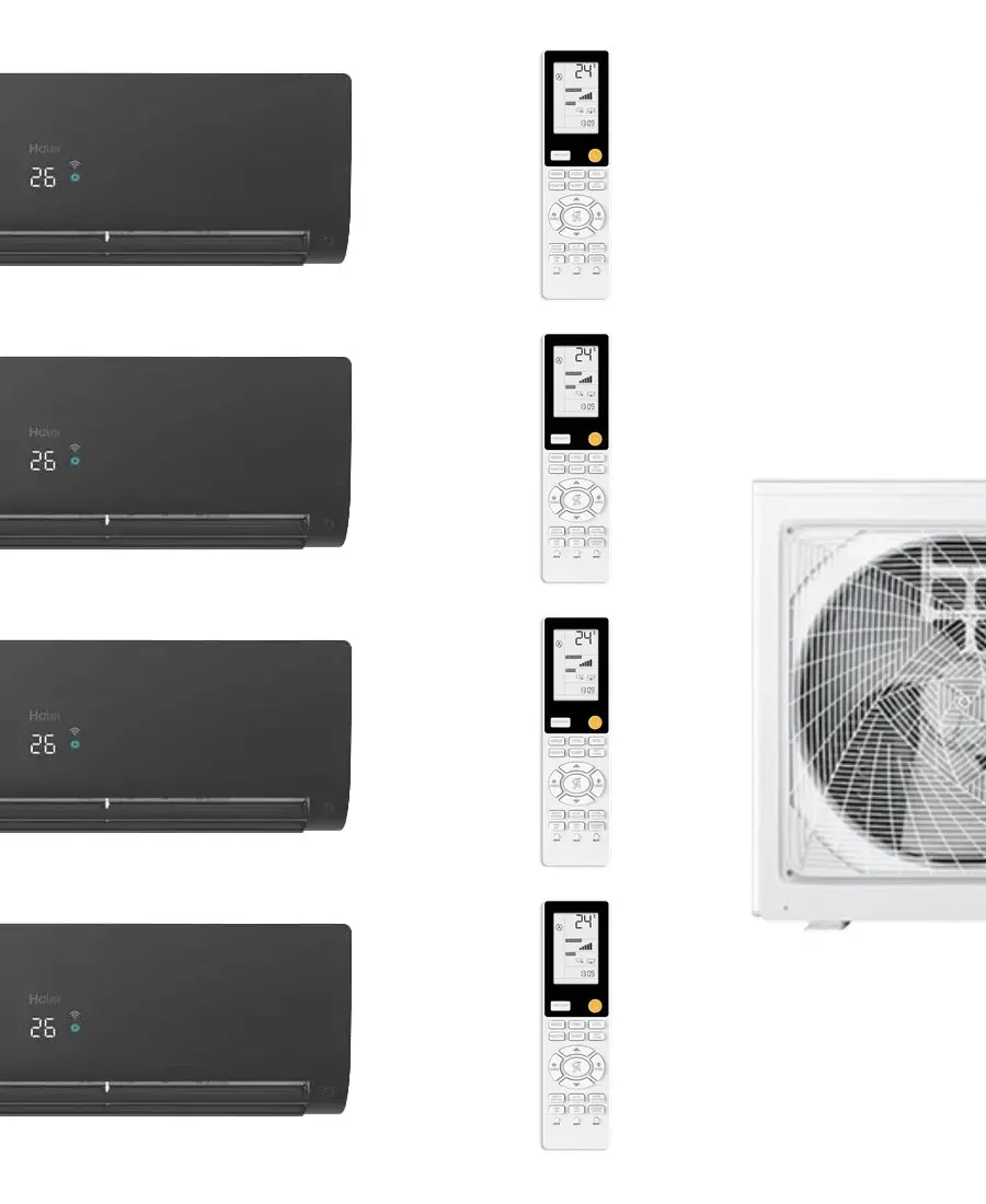 Klimatyzator multi-split Haier FLEXIS Plus BH 4U75S2SR5FA — 4 jedn. 7,5 kW (2,6+2,6+2,6+2,6 kW)