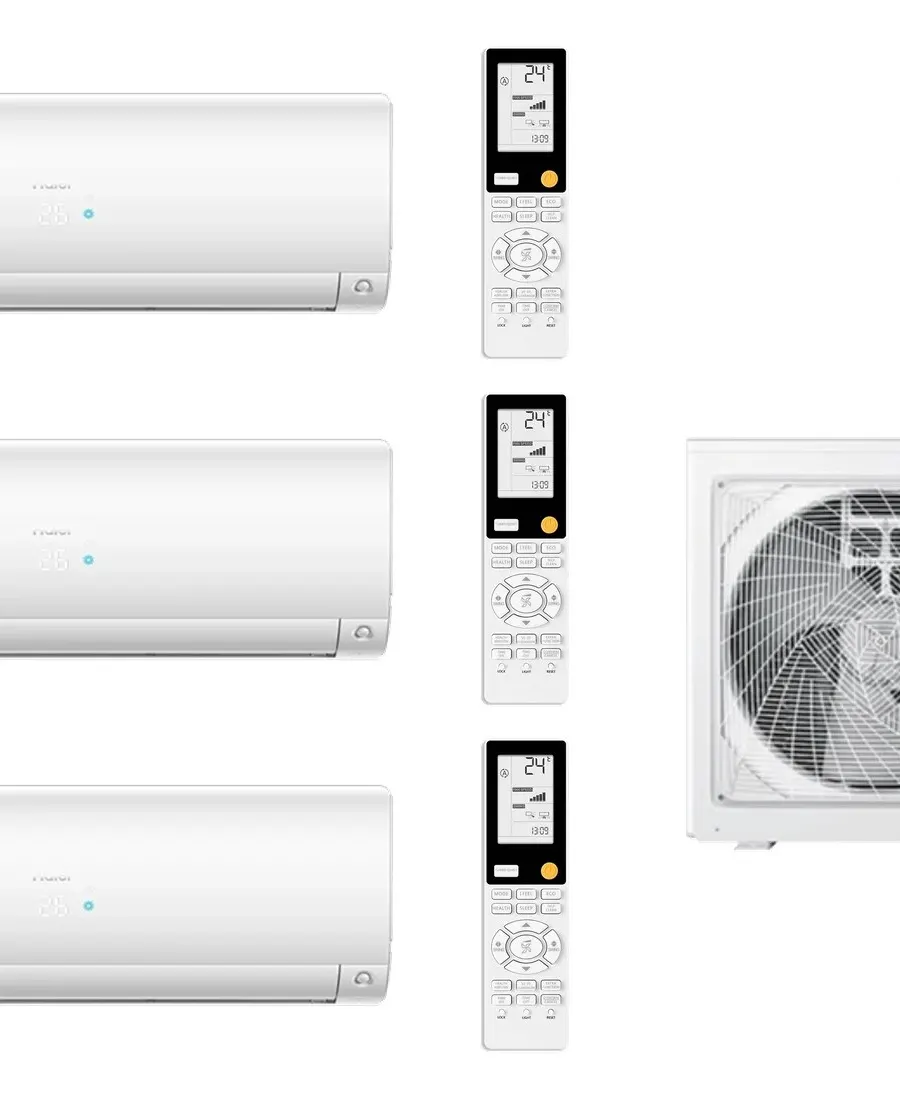Klimatyzator multi-split Haier FLEXIS Plus WH 4U75S2SR5FA — 3 jedn. 7,5 kW (2,6+3,5+7 kW)