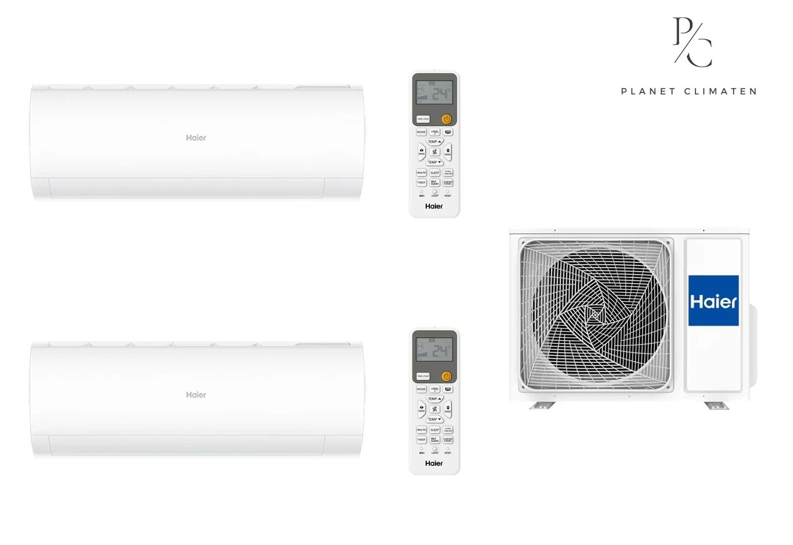 Haier — Klimatyzator multi-split Haier PEARL PREMIUM Plus 2U40S2SM1FA — 2 jedn. 4,0 kW (2,7+2,7 kW)