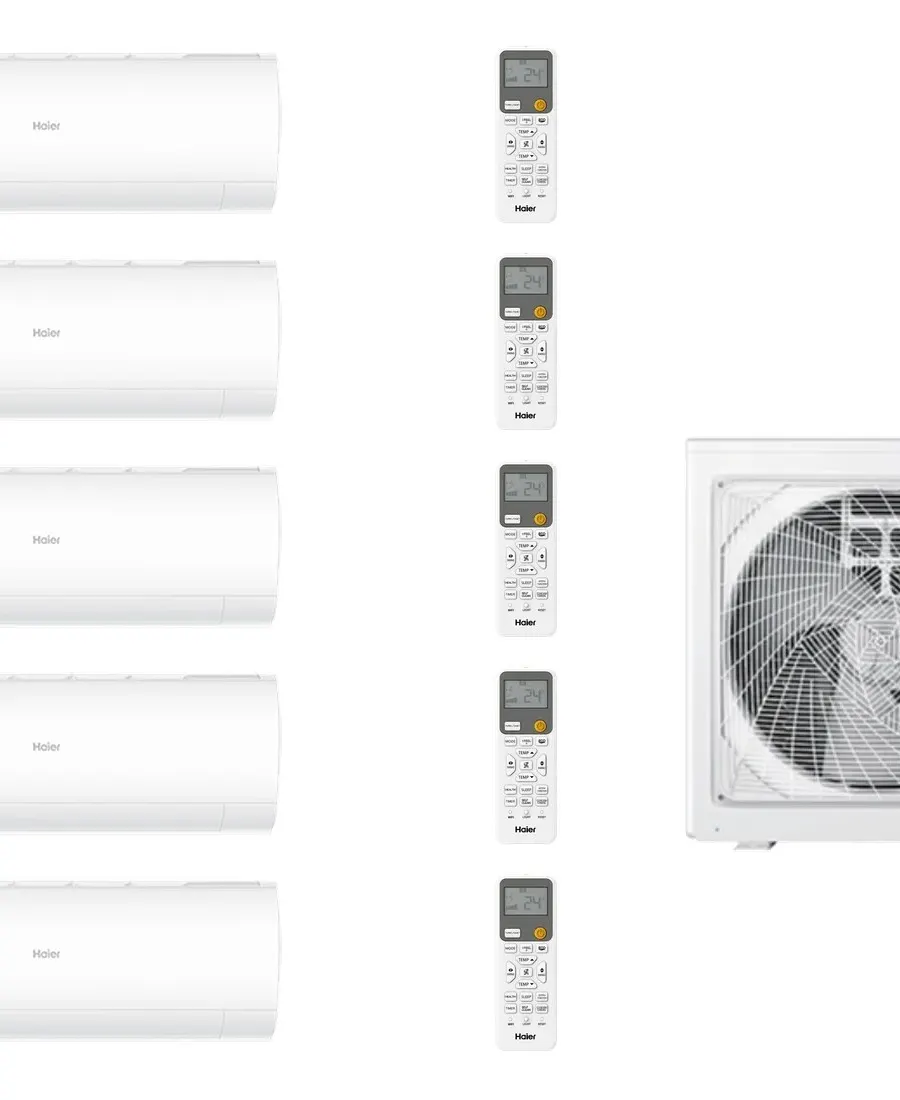 Klimatyzator multi-split Haier PEARL PREMIUM Plus 5U125S2SN1FA — 5 jedn. 12,5 kW (2,7+2,7+2,7+2,7+3,6 kW)