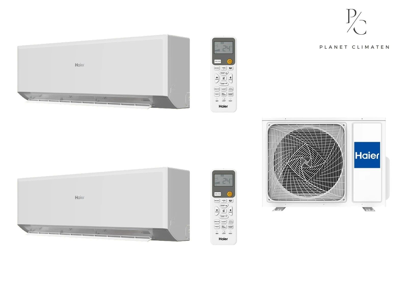 Haier — Klimatyzator multi-split Haier REVIVE Plus 2U40S2SM1FA — 2 jedn. 4,0 kW (2,7+2,7 kW)