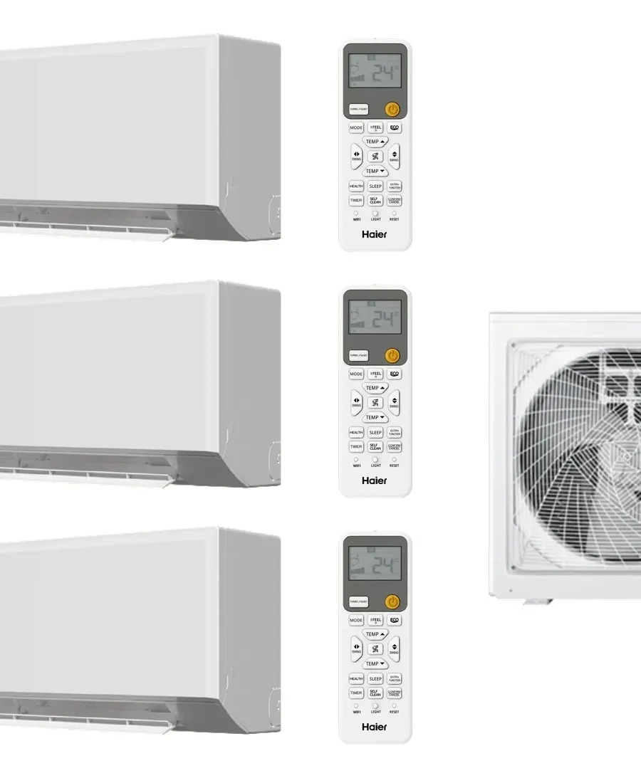 Klimatyzator multi-split Haier REVIVE Plus 4U75S2SR5FA — 3 jedn. 7,5 kW (3,5+3,5+4,8 kW)