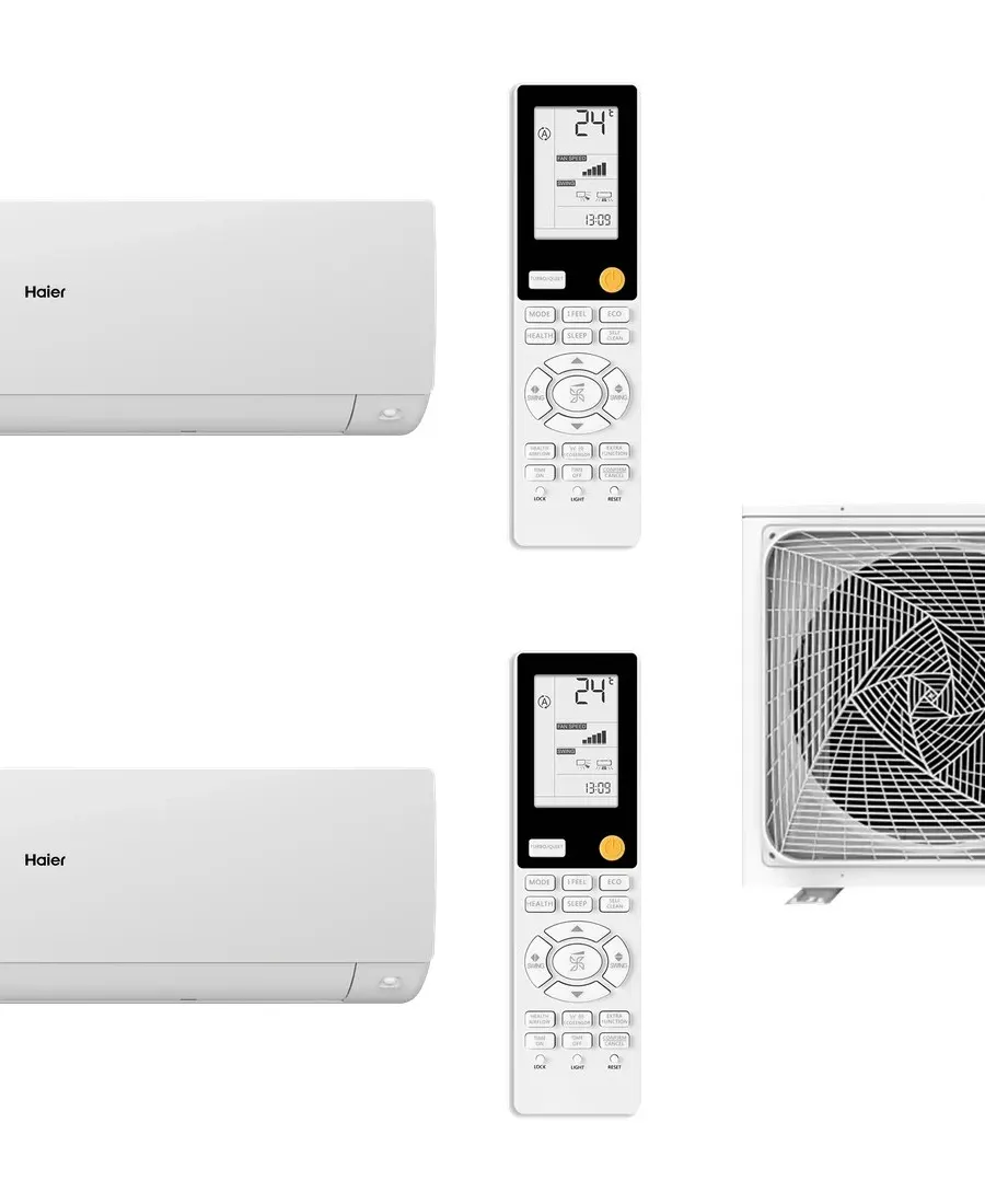 Klimatyzator multi-split Haier SERENE Plus biały mat 5U105S2SS5FA — 2 jedn. 9,1 kW (2,6+7,1 kW)