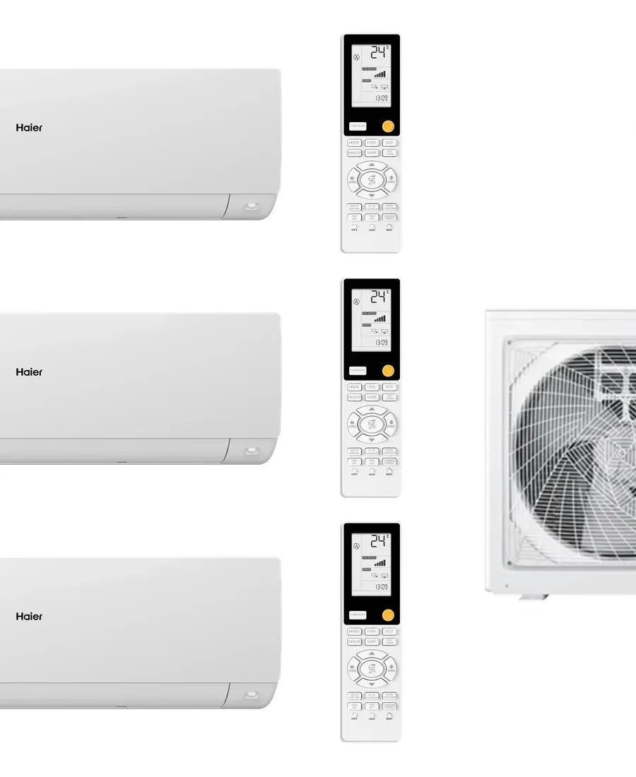 Klimatyzator multi-split Haier SERENE Plus biały mat 3U55S2SR5FA — 3 jedn. 5,0 kW (2,6+2,6+3,5 kW)