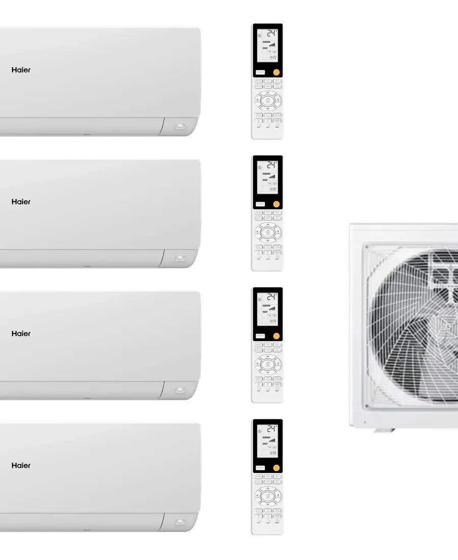 Klimatyzator multi-split Haier SERENE Plus biały mat 4U85S2SR5FA — 4 jedn. 8,5 kW (2,6+3,5+3,5+3,5 kW)