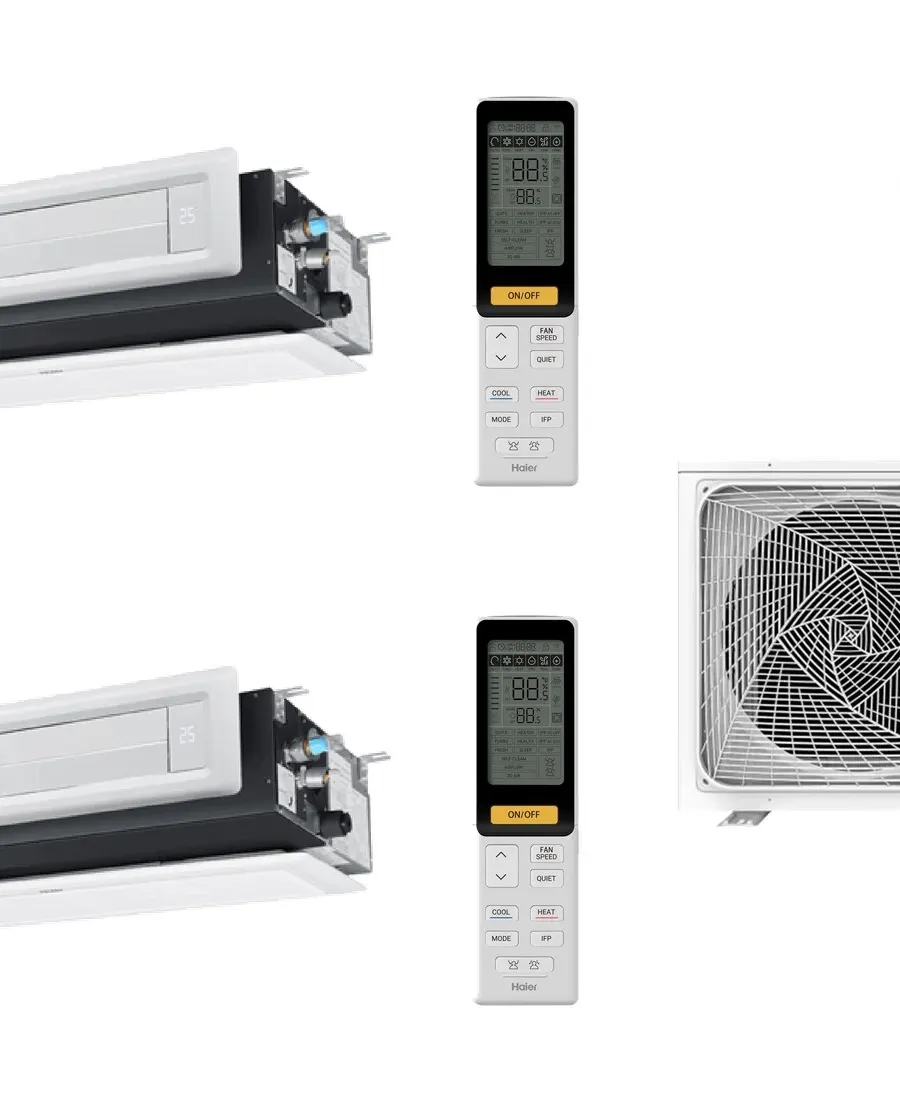 Klimatyzator multi-split Haier Slim DUCTED AD 2U50S2SM1FA — 2 jedn. 5,0 kW (3,5+3,5 kW)