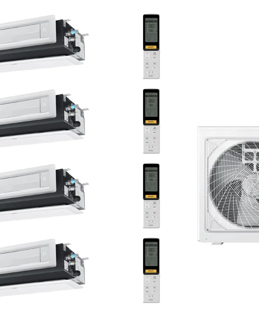 Klimatyzator multi-split Haier Slim DUCTED AD 5U105S2SS5FA — 4 jedn. 10,0 kW (2,5+2,5+3,5+3,5 kW)