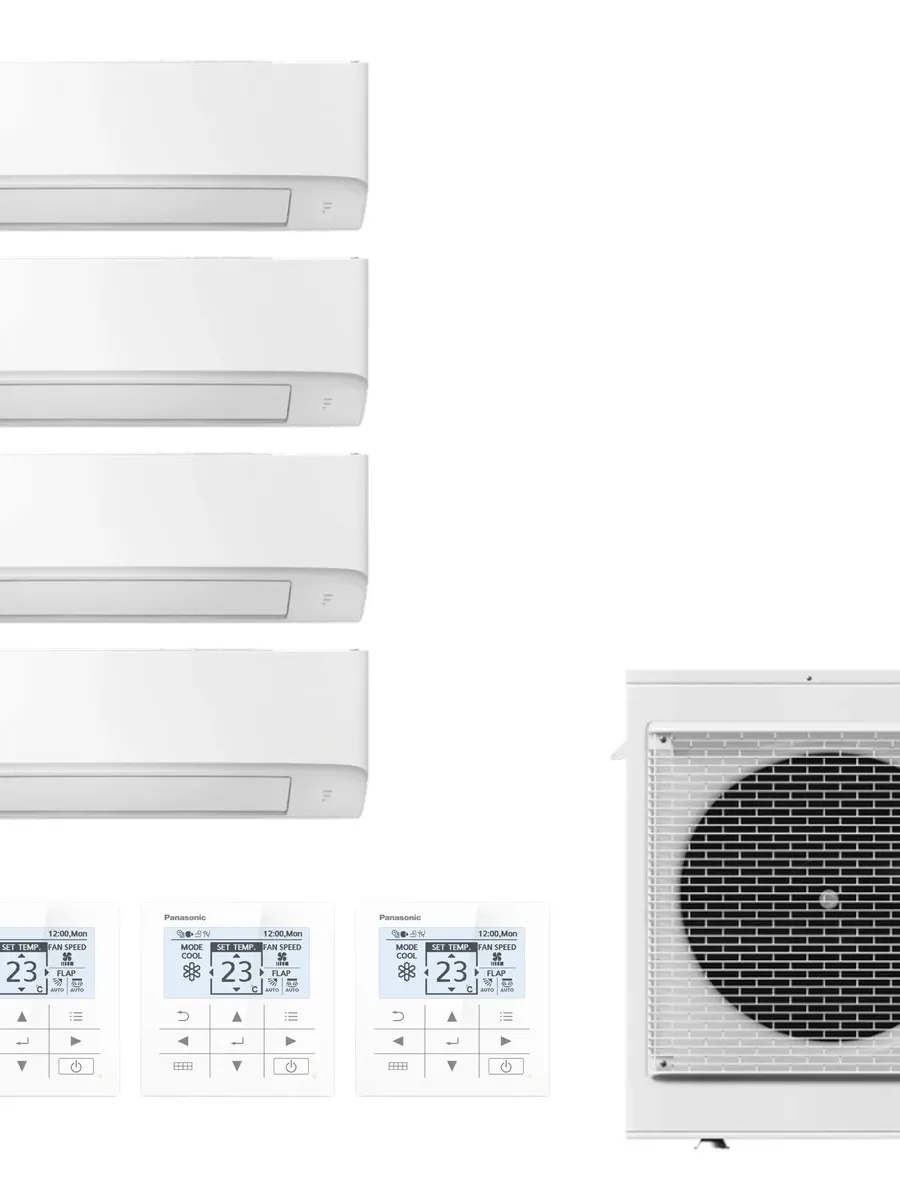 Klimatyzator multi-split ścienny Panasonic TZ super-compact biały CU-4Z68CBE — 4 jedn. 1,6+1,6+1,6+2 kW (4 pomieszczenia)