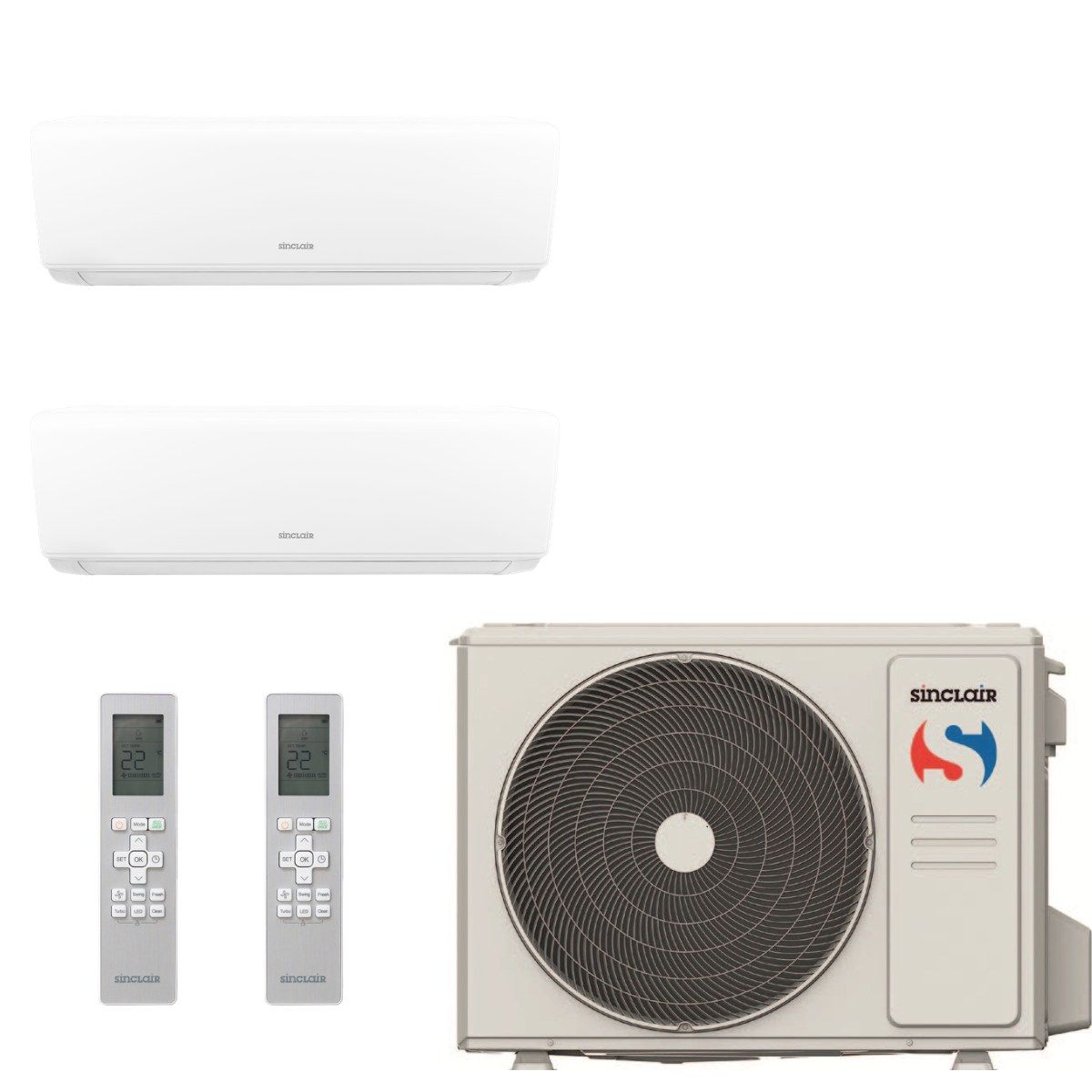 Sinclair — Klimatyzator multi-split Sinclair SKY MZ-2E18BI 5.3kW 2 jedn. biały