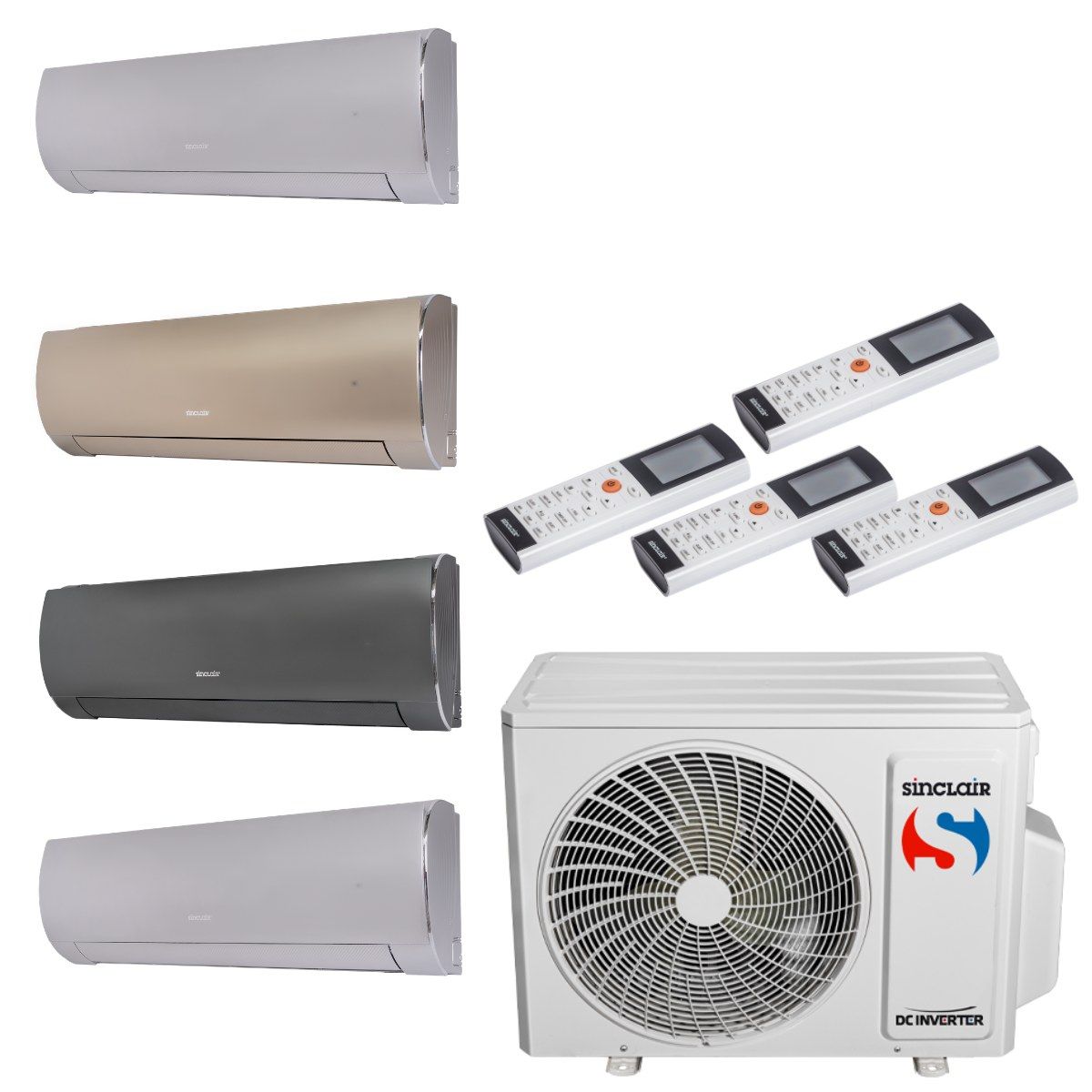 Sinclair — Klimatyzator multi-split Sinclair TERREL MV-E28BI2 8kW 4 jedn.